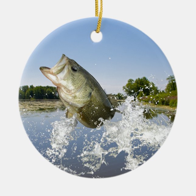Bass Jump 2013 Ceramic Ornament (Front)
