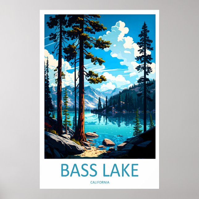 Bass Lake 1 Poster (Front)