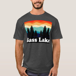 Bass Lake California Retro T-Shirt