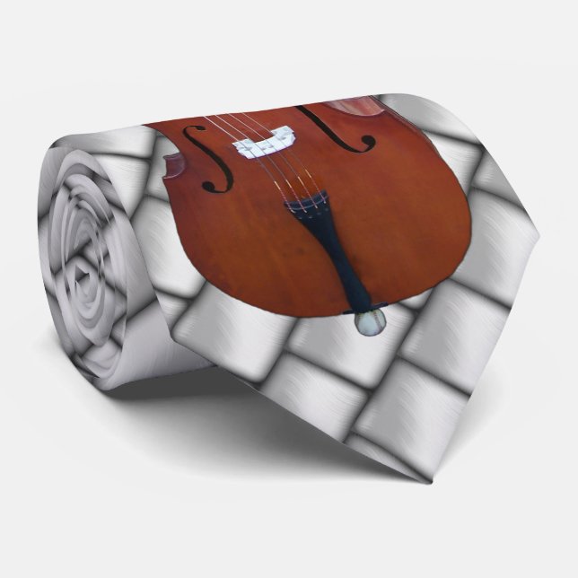 BASS --ON GRAY TIE (Rolled)