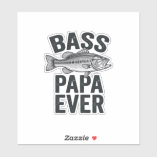 Bass Papa Ever Vintage Fishing Dad Shirt Design_1