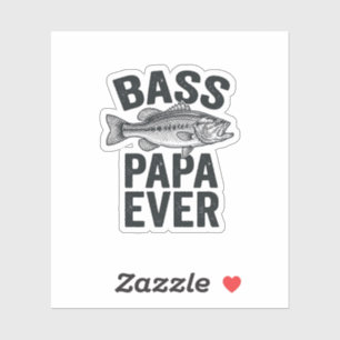 Bass Papa Ever Vintage Fishing Dad Shirt Design_1