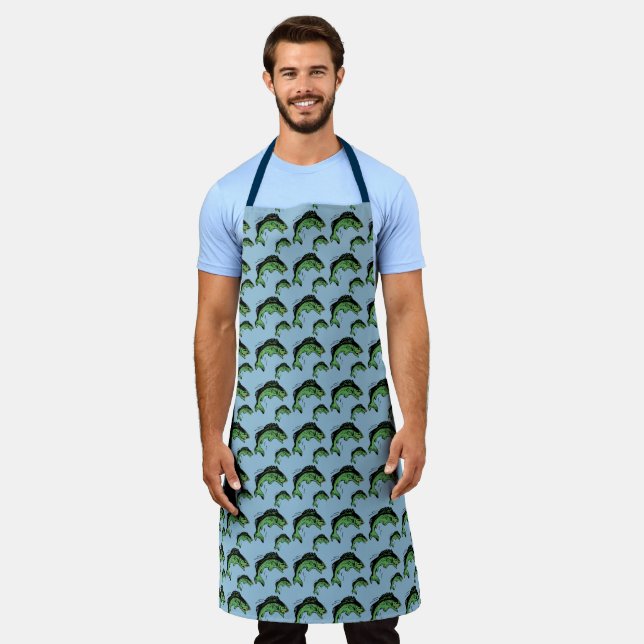 Bass Pattern Apron (Worn)