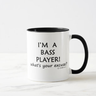 Bass Player Excuse Mug