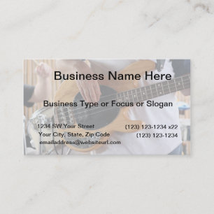 bass player four string bass hands drummer backgro business card