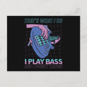 Bass Player Gift Postcard