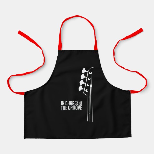 Bass Player In Charge of the Groove Apron (Front)