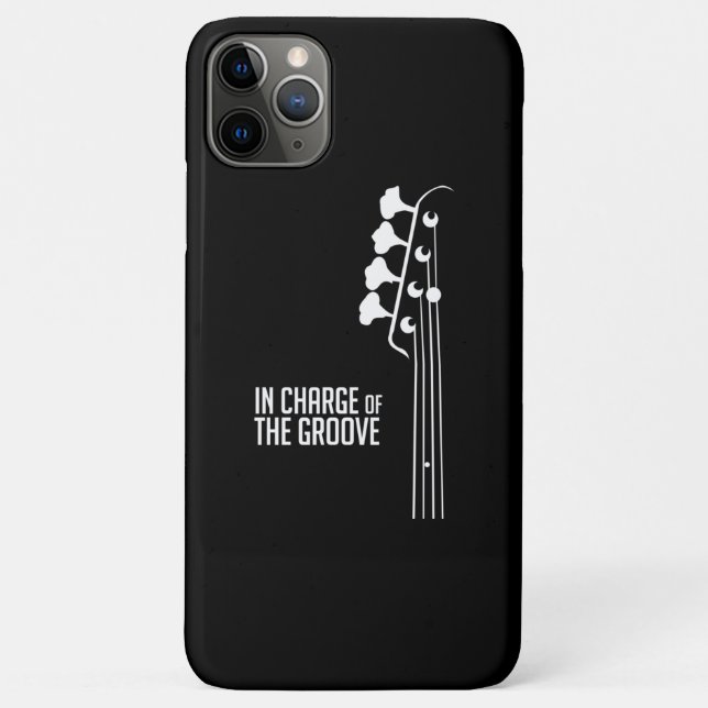 Bass Player In Charge of the Groove Case-Mate iPhone Case (Back)