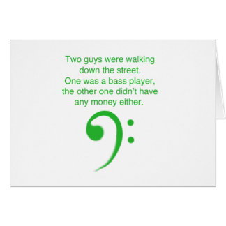 Bass player joke