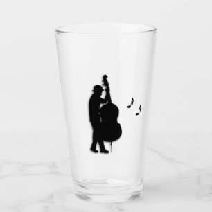 Bass Player Musician Glass