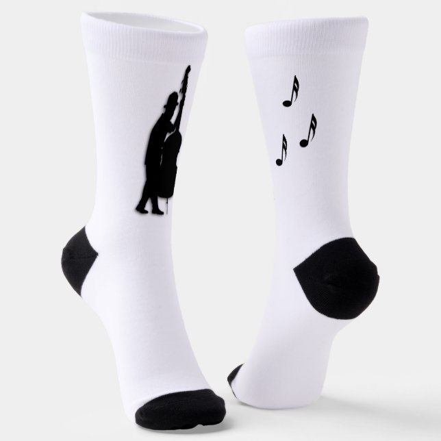 Bass Player Musician  Socks (Angled)