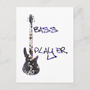 Bass Player Original design! Postcard
