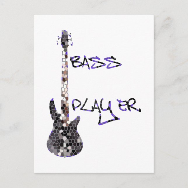 Bass Player Original design! Postcard (Front)