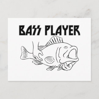 Bass Player Postcard