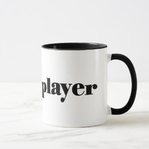 Bass Player with bass clef Mug