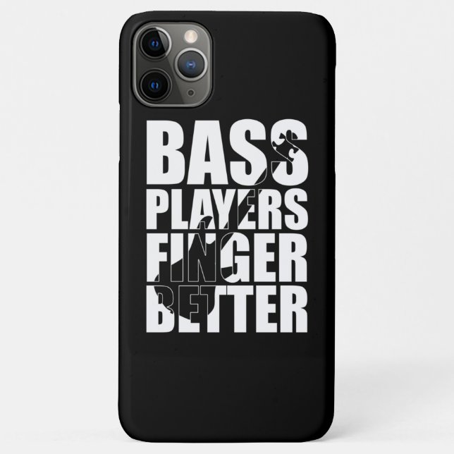 Bass players fingers better Case-Mate iPhone case (Back)