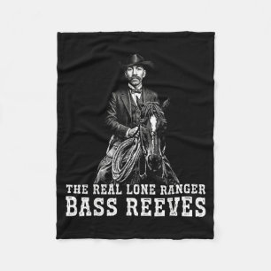 Bass Reeves The Real Lone Ranger Western Black His Fleece Blanket