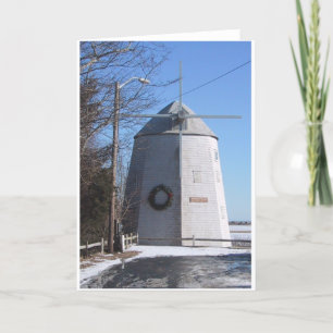 Bass River Windmill Holiday Card