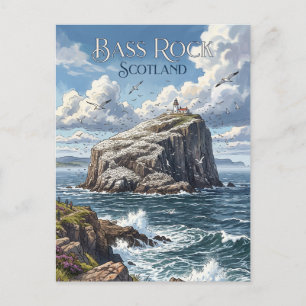 Bass Rock Scotland Postcard