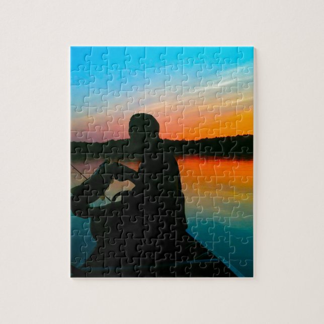 Bass Sunset Jigsaw Puzzle (Vertical)