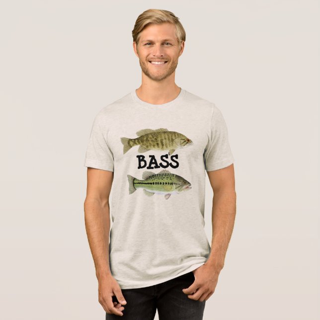 Bass T-Shirt Tri-Blend Shirt (Front Full)