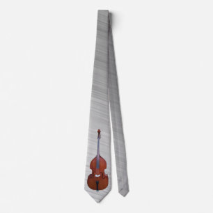 BASS -TIE-ON BRUSHED PEWER TIE