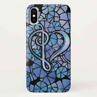 Bass Treble Clef Note Music Heart Love             Case-Mate iPhone Case