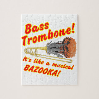 Bass Trombone Musical Bazooka Jigsaw Puzzle