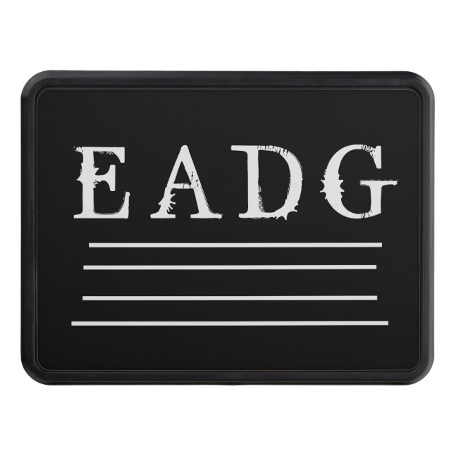 Bass Tuned Button Trailer Hitch Cover (Front)