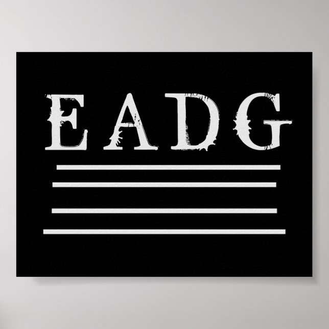 Bass Tuned Poster (Front)