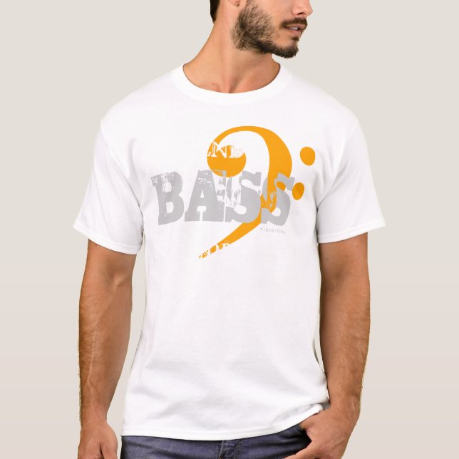 Basse de T-shirt de choeur pour l'orange de (Devant)