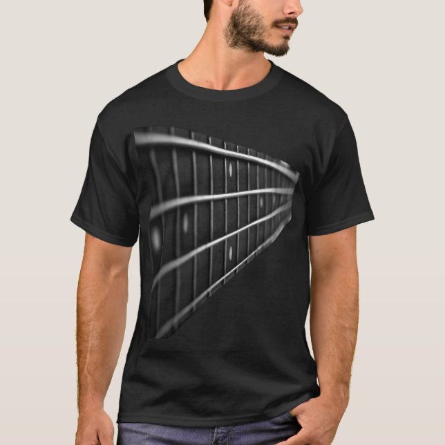 Basse Guitare Fret Musicien Long Sleeve T-Shirt (Devant)
