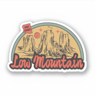 Basse montagne, autocollant Arizona