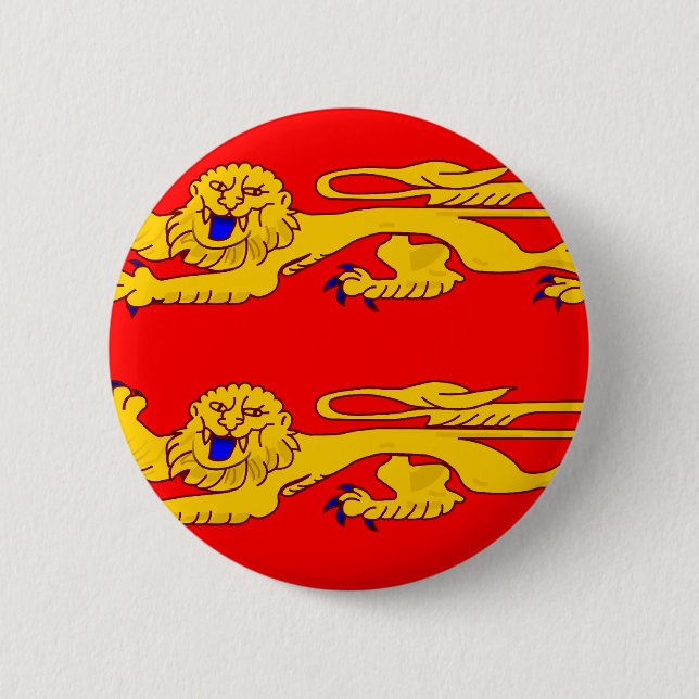 Basse Normandie, France flag 2 Inch Round Button (Front)