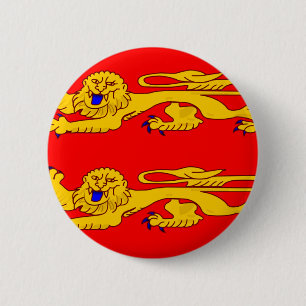 Basse Normandie, France flag 2 Inch Round Button