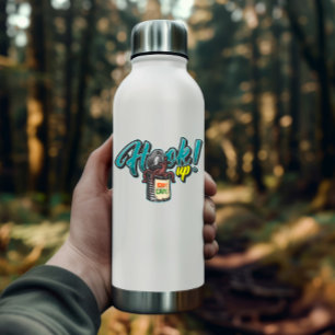 Basse Poisson ver Bait Hameçon   Sticker Die-Cut