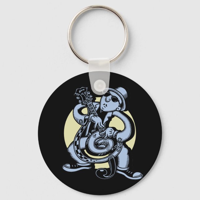 Bassest is Coolist Keychain (Front)