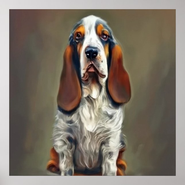 Basset Bleu de Gascogne Poster (Front)