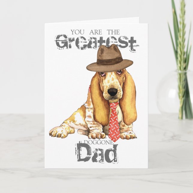 Basset Dad Card (Front)