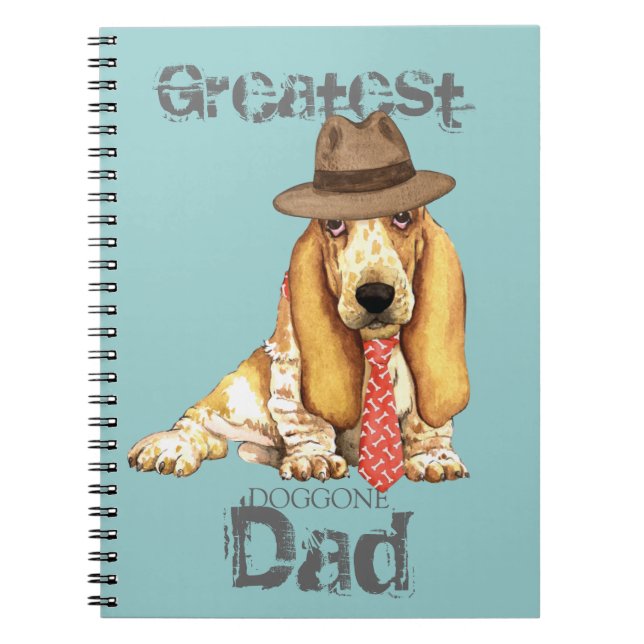 Basset Dad Notebook (Front)