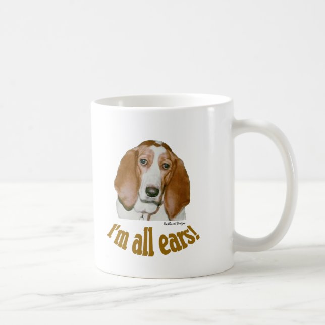 Basset Ears Coffee Mug (Right)