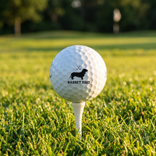 Basset Golf Dad Titleist Pro V1 Golf Ball Gift
