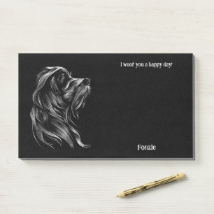 Basset Griffon Vendeen Abstract Art Dog Name  Post-it Notes