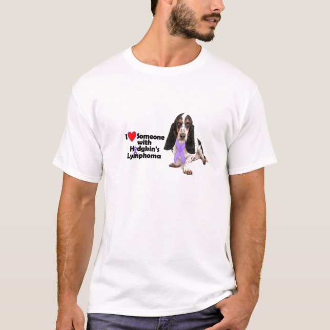 Basset - Hodgkins Awareness T-Shirt (Front)
