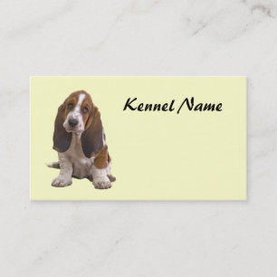 Basset Hound Breeder Business Card