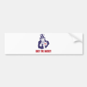 Basset Hound Bumper Sticker