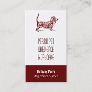 Basset Hound Business Card