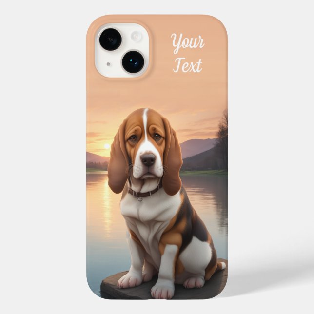Basset Hound by Lake Case-Mate iPhone Case (Back)