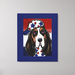 Basset Hound Canvas Print