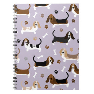 Basset Hound Chig Bones and Paws Carnet